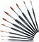 10-Piece Round Paint Brush Set, Large and Small Paint Brushes for Acrylic Painting, Gouache, Watercolor, Oil and Tempera, Soft Synthetic Round Tip, Various Sizes from 2 to 20